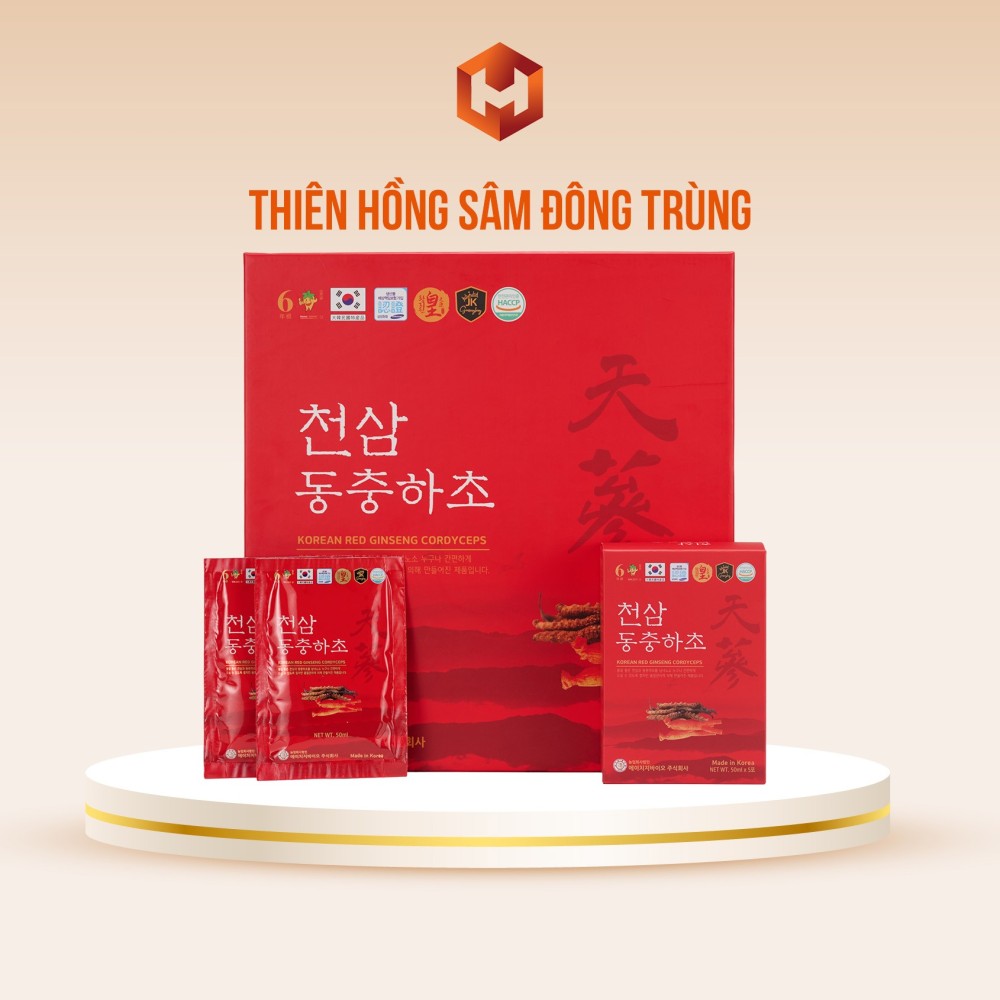 Nước Thiên Sâm Đông Trùng 50ml X 30 Gói
