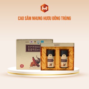 Cao Hồng Sâm Nhung Hươu Đông Trùng 250g X 2 Lọ