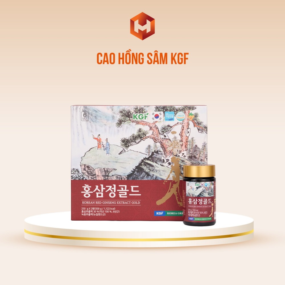 Cao Chiết Xuất Hồng Sâm Hàn Quốc 250g X 2 Lọ